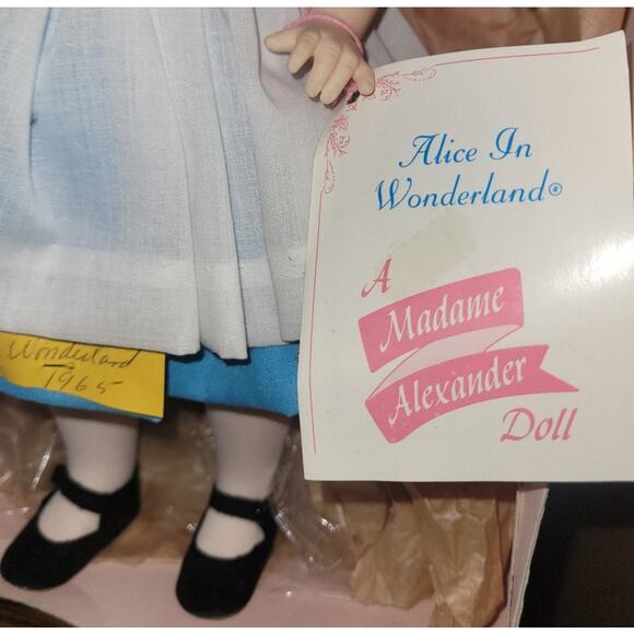 Vintage Alice in Wonderland Madame Alexander Baby Doll NIB - Picture 6 of 6